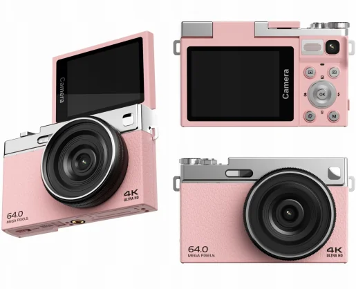 Skaitmeninis fotoaparatas Xrec С77 Pink