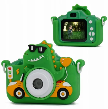 Skaitmeninis fotoaparatas Xrec X2 Dinosaur Green