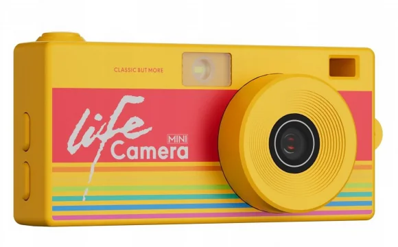 Skaitmeninis fotoaparatas Xrec X9 Retro Yellow