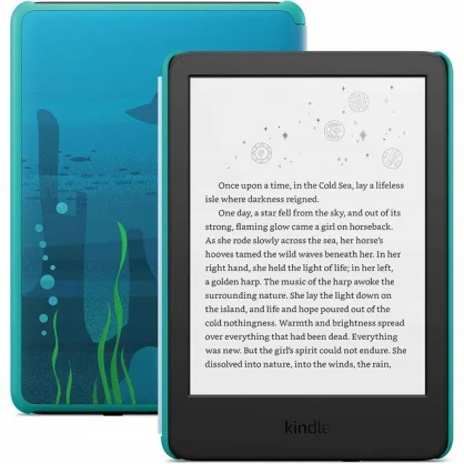 Skaityklė Amazon Kindle Kids 6 16GB Ocean Explorer Blue