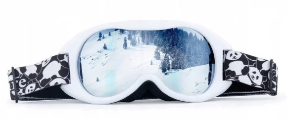 Slidinėjimo akiniai Qunature Panda Ski Goggles for Kids Black/ White