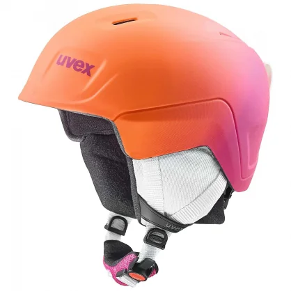 Slidinėjimo šalmas Uvex Manic Pro 51-55 Pink/ Orange