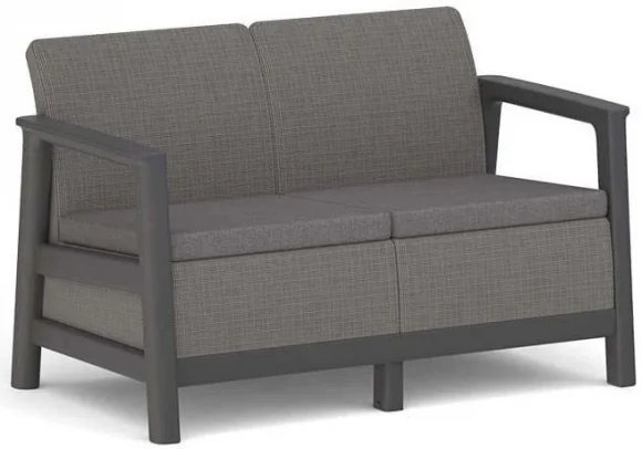 Sodo sofa Keter Scandi Linea 2 Seater Sofa Gray