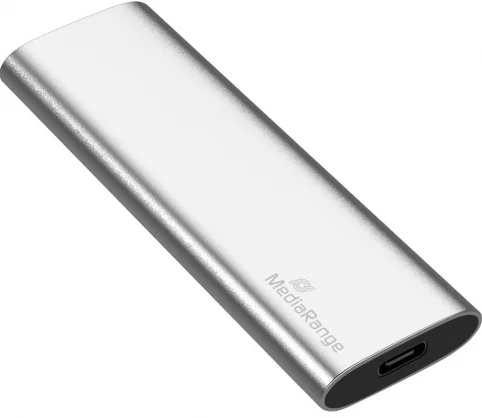 SSD diskas MediaRange 120GB USB 3.2 Silver MR1100