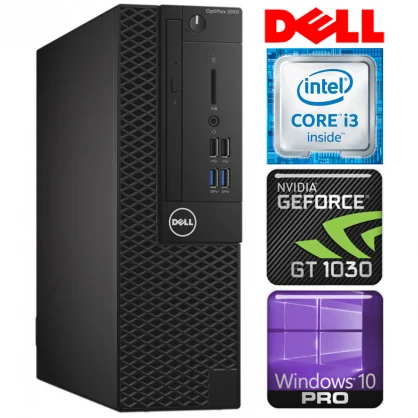 Stacionarus kompiuteris Dell 3050 SFF i3-7100 16GB 1TB SSD M.2 NVME GT1030 2GB WIN10Pro atnaujintas