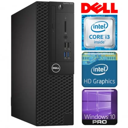 Stacionarus kompiuteris Dell 3050 SFF i3-7100 8GB 512SSD M.2 NVME+1TB WIN10Pro ReNew