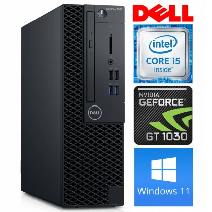 Stacionarus kompiuteris Dell 3060 SFF i5-8400 16GB 512SSD GT1030 2GB DVD W11Pro ReNew