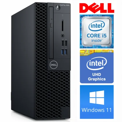 Stacionarus kompiuteris Dell 3060 SFF i5-8400 8GB 256SSD DVD W11Pro ReNew