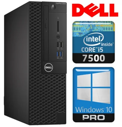 Stacionarus kompiuteris Dell OptiPlex 3050 SFF i5-7500 16GB 1TB SSD GT1030 2GB W10P ReNew
