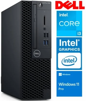 Stacionarus kompiuteris Dell OptiPlex 3060 SFF i3-8100 16GB 256SSD M.2 NVME W11Pro ReNew