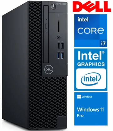 Stacionarus kompiuteris Dell OptiPlex 3060 SFF i7-8700 16GB 512SSD M.2. NVME W11Pro ReNew