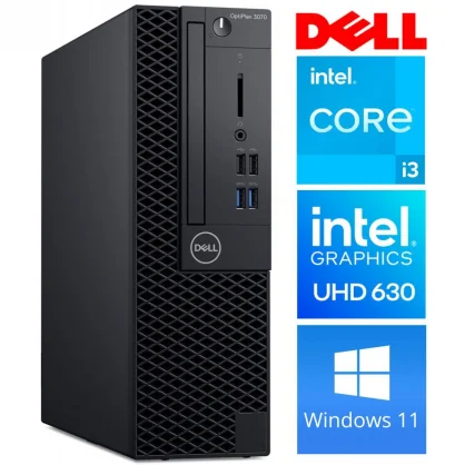 Stacionarus kompiuteris Dell OptiPlex 3070 SFF i3-9100 16GB 256SSD W11Pro ReNew