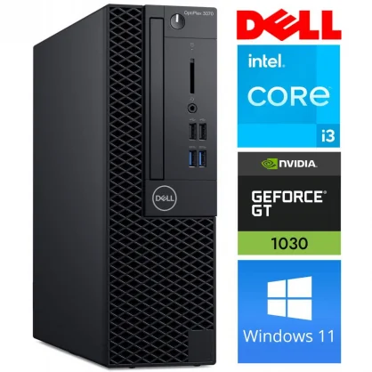 Stacionarus kompiuteris Dell OptiPlex 3070 SFF i3-9100 32GB 512SSD GT1030 2GB W11Pro ReNew