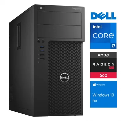 Stacionarus kompiuteris Dell Precision 3620 Tower i7-7700 16GB 256SSD RX560 4GB Win10Pro ReNew