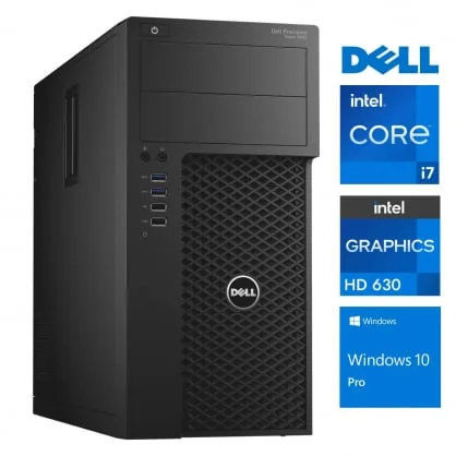 Stacionarus kompiuteris Dell Precision 3620 Tower i7-7700 16GB 256SSD Win10Pro ReNew