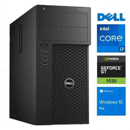 Stacionarus kompiuteris Dell Precision 3620 Tower i7-7700 32GB 256SSD GT1030 2GB Win10Pro ReNew