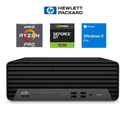 Stacionarus kompiuteris HP 405 G6 SFF Ryzen 3 PRO 4350G 8GB 1TB SSD GT1030 2GB Win11Pro ReNew