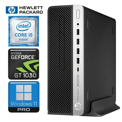 Stacionarus kompiuteris HP 600 G5 SFF i5-9500 32GB 1TB SSD M.2 NVME GT1030 2GB WIN11Pro ReNew
