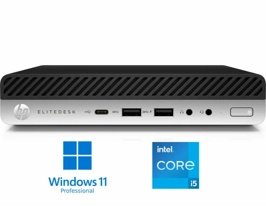 Stacionarus kompiuteris HP EliteDesk 800 G4 i5-8500T 16GB 1TB SSD Windows 11 Pro ReNew