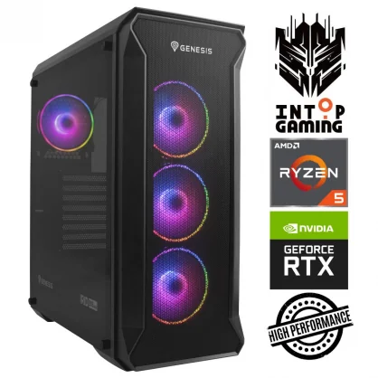 Stacionarus kompiuteris INTOP Ryzen 5 5500 16GB 1TB SSD RTX5060 8GB no-OS ARG