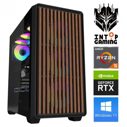 Stacionarus kompiuteris INTOP Ryzen 5 5500 16GB 250SSD RTX5060 8GB WIN11 DWD