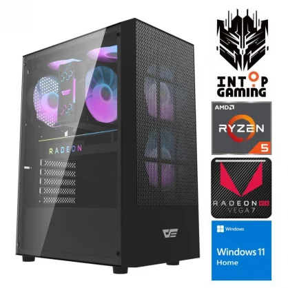 Stacionarus kompiuteris INTOP Ryzen 5 5600GT 32GB 1TB SSD Radeon RX Vega 7 WIN11 DA2