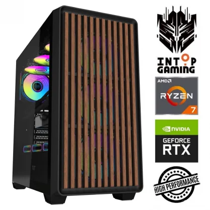 Stacionarus kompiuteris INTOP Ryzen 7 5700X 16GB 250SSD RTX5060 8GB no-OS DWD
