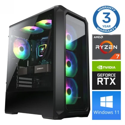 Stacionarus kompiuteris INTOP Ryzen 7 5700X 16GB 500SSD RTX3050 6GB W11Home