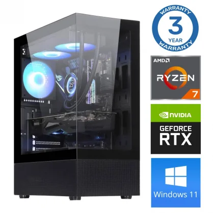 Stacionarus kompiuteris INTOP Ryzen 7 5700X 32GB 250SSD RTX5060Ti 16GB W11Home