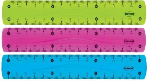 Stalo priedai CENTRUM Ruler Flexible 15cm 1pcs Mix