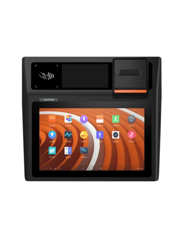 Sunmi D2 Mini, 4G, NFC, 25,7cm (10,1), CD, Android, black, orange