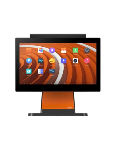 SUNMI D2s LITE, 39.6 cm (15,6), Full HD, CD, USB, BT, Ethernet, Wi-Fi, Android, black, orange