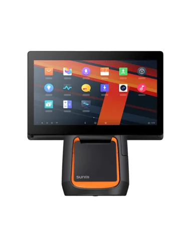 Sunmi T2s, 39.6 cm (15,6), Android, black, orange