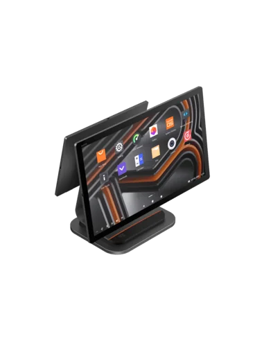 SUNMI T3 PRO, NFC, 39.6 cm (15,6), Full HD, USB, USB-C, BT (BLE), Ethernet, Wi-Fi, black, orange