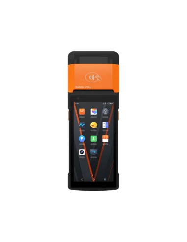 SUNMI V2s, 14 cm (5.5), GPS, USB-C, BT, Wi-Fi, 4G, NFC, Android, GMS