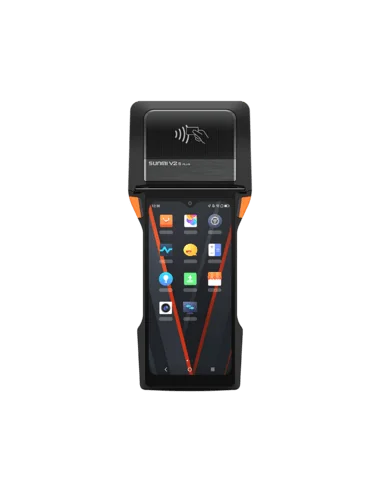 SUNMI V2s PLUS, GPS, USB-C, BT, Wi-Fi, 4G, NFC, Android, GMS