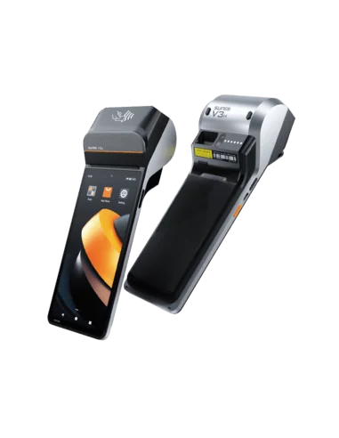 SUNMI V3H, Android GMS EDLA, GPS, USB-C, BT (BLE, 5.0), Wi-Fi, eSIM, 4G, NFC, Android