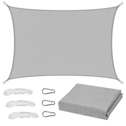 Tentas LEAN Sun Shade Sail, Waterproof, Gray, 300x400 cm