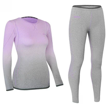 Termo apatiniai Spokey Flora Women L/ XL violet/ grey