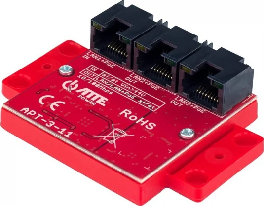 Tinklo įrenginį Atte APT-3-11 3-port PoE Switch