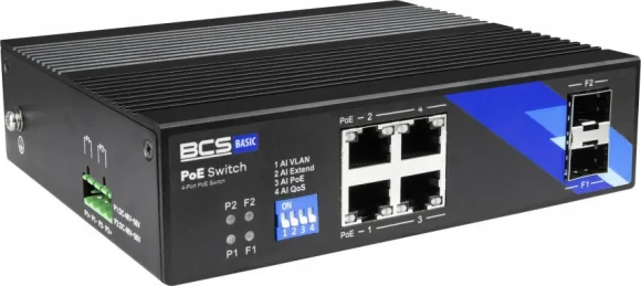 Tinklo įrenginį BCS BCS-B-ISP04G-2SFP