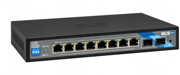 Tinklo įrenginį BCS BCS-B-SP08G-2SFP