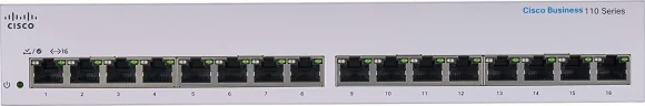Tinklo įrenginį Cisco CBS110 16-Port Grey