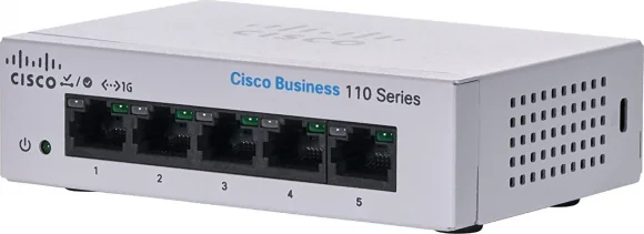 Tinklo įrenginį Cisco CBS110-5T-D-EU