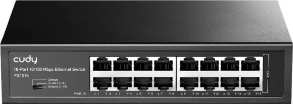 Tinklo įrenginį CUDY FS1016 Black