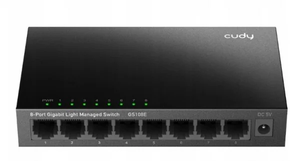 Tinklo įrenginį CUDY GS108E Black