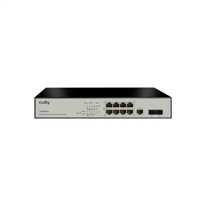 Tinklo įrenginį CUDY GS2008PS2 network switch Managed L2 Gigabit Ethernet PoE Black