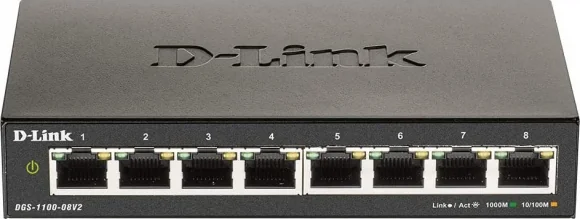 Tinklo įrenginį D-Link DGS-1100-08V2/ E