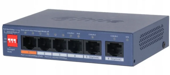 Tinklo įrenginį Dahua DH-CS4006-4ET2GT-60
