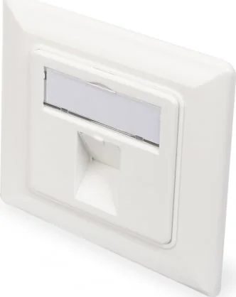 Tinklo įrenginį DIGITUS Digitus Assmann DIGITUS FACEPLATE FOR KEYSTONE/ JACKS 1XRJ45 8